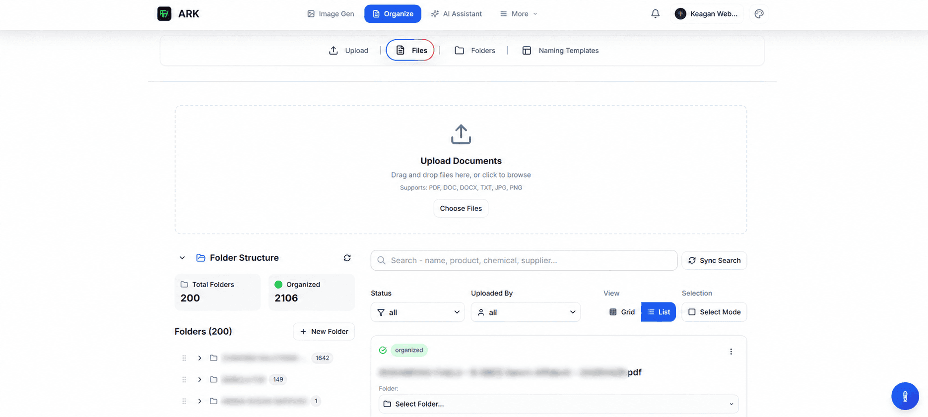 ARK — AI document app